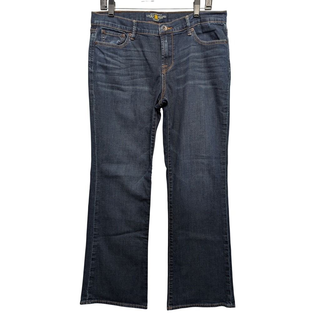 Lucky Brand Sweet N Low Jeans Women 14/32 Dark Wash Bootcut 7W12006